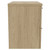 Napoli 390 Light Oak 600mm Wall Mounted 2 Drawer Vanity Unit for Countertop Basins Side View thumbnail
