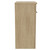 Napoli 390 Light Oak 600mm 2 Door Vanity Unit for Countertop Basins Side View thumbnail