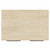 Napoli 390 Light Oak 600mm 2 Door Vanity Unit for Countertop Basins Top View thumbnail