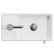 Napoli Cube Light Oak 400mm Single Door Vanity Unit with Align Basin Top View thumbnail