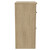 Napoli 390 Light Oak 600mm 2 Drawer Vanity Unit for Countertop Basins Side View thumbnail