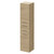 Napoli Light Oak 350mm x 1600mm Wall Mounted Storage Unit Right Hand View thumbnail