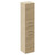 Napoli Light Oak 350mm x 1600mm Wall Mounted Storage Unit Left Hand View thumbnail