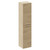 Napoli Light Oak 350mm x 1600mm Wall Mounted 2 Door Storage Unit Left Hand View thumbnail
