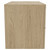 Napoli 460 Light Oak 800mm Wall Mounted 2 Drawer Vanity Unit for Countertop Basins Side View