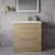 Napoli 460 Light Oak 800mm 2 Drawer Vanity Unit with Glide Basin Lifestyle Image thumbnail