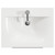 Napoli 460 Light Oak 600mm 2 Drawer Vanity Unit with Glide Basin Top View