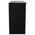 Napoli 460 Matt Black 1200mm 4 Drawer Vanity Unit for Countertop Basins Side View thumbnail