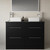 Napoli 460 Matt Black 1200mm 4 Drawer Vanity Unit for Countertop Basins Lifestyle thumbnail
