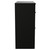 Napoli 390 Matt Black 800mm 2 Drawer Vanity Unit for Countertop Basins Side View thumbnail