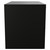 Napoli 460 Matt Black 800mm Wall Mounted 2 Drawer Vanity Unit for Countertop Basins Side View