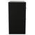 Napoli 460 Matt Black 800mm 2 Drawer Vanity Unit for Countertop Basins Side View