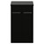 Napoli 390 Matt Black 500mm 2 Door Vanity Unit for Countertop Basins Front View thumbnail