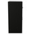 Napoli 390 Matt Black 500mm 2 Drawer Vanity Unit for Countertop Basins Side View