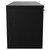 Napoli 390 Nero Oak 1000mm Wall Mounted 2 Drawer Vanity Unit for Countertop Basins Side View