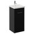 Napoli 390 Nero Oak 400mm Single Door Vanity Unit with Glide Basin Left Hand View