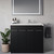 Napoli 250 Nero Oak 1000mm 4 Door Vanity Unit with Square Silvo Basin Lifestyle Image thumbnail