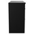 Napoli 460 Nero Oak 1200mm 4 Drawer Vanity Unit for Countertop Basins Side View thumbnail