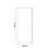Napoli 390 Nero Oak 800mm 2 Drawer Vanity Unit for Countertop Basins Side on Dimensions thumbnail