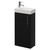 Napoli Cube Nero Oak 400mm Single Door Vanity Unit with Align Basin Right Hand View