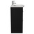Napoli 390 Nero Oak 600mm 2 Drawer Vanity Unit with Arc Basin Side View thumbnail