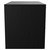 Napoli 460 Nero Oak 800mm Wall Mounted 2 Drawer Vanity Unit for Countertop Basins Side View