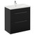 Napoli 460 Nero Oak 800mm 2 Drawer Vanity Unit with Glide Basin Left Hand View thumbnail