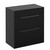 Napoli 460 Nero Oak 800mm 2 Drawer Vanity Unit for Countertop Basins Left Hand View thumbnail