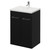 Napoli 460 Nero Oak 600mm 2 Door Vanity Unit with Glide Basin Right Hand View