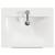 Napoli 460 Nero Oak 600mm 2 Drawer Vanity Unit with Glide Basin Top View