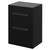 Napoli 460 Nero Oak 600mm 2 Drawer Vanity Unit for Countertop Basins Right Hand View thumbnail