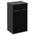 Napoli 390 Nero Oak 500mm 2 Door Vanity Unit for Countertop Basins Left Hand View thumbnail