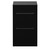 Napoli 390 Nero Oak 500mm 2 Drawer Vanity Unit for Countertop Basins Front View