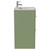 Napoli 460 Olive Green 600mm 2 Drawer Vanity Unit with Angel Basin Side View