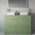 Napoli 460 Olive Green 1200mm 4 Drawer Vanity Unit for Countertop Basins Lifestyle thumbnail