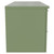 Napoli 460 Olive Green 1200mm Wall Mounted 4 Drawer Vanity Unit for Countertop Basins Side View