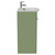 Napoli 390 Olive Green 600mm 2 Door Vanity Unit with Arc Basin Side View