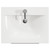Napoli 460 Olive Green 600mm 2 Drawer Vanity Unit with Glide Basin Top View