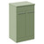 Napoli 390 Olive Green 500mm 2 Door Vanity Unit for Countertop Basins Left Hand View thumbnail