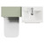 Napoli 390 Olive Green 1000mm 2 Drawer Vanity Unit Toilet Suite with Glide Basin Top View thumbnail