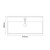 Napoli 390 Tobacco Oak 800mm 2 Drawer Vanity Unit with Rimini Basin Top Down Dimensions thumbnail