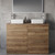 Napoli 460 Tobacco Oak 1200mm 4 Drawer Vanity Unit for Countertop Basins Lifestyle thumbnail