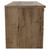 Napoli 460 Tobacco Oak 1200mm Wall Mounted 4 Drawer Vanity Unit for Countertop Basins Side View thumbnail