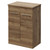 Napoli 390 Tobacco Oak 600mm 2 Door Vanity Unit for Countertop Basins Right Hand View thumbnail