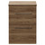 Napoli 390 Tobacco Oak 600mm 2 Drawer Vanity Unit for Countertop Basins Front View thumbnail