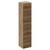Napoli Tobacco Oak 350mm x 1600mm Wall Mounted Storage Unit Left Hand View thumbnail