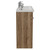 Napoli 390 Tobacco Oak 1200mm 4 Door Vanity Unit with Double Glide Basins Side View thumbnail