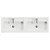 Napoli 390 Tobacco Oak 1200mm 4 Door Vanity Unit with Double Lucia Basins Top View thumbnail
