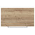 Napoli 460 Tobacco Oak 800mm Wall Mounted 2 Drawer Vanity Unit for Countertop Basins Top View thumbnail