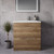 Napoli 460 Tobacco Oak 800mm 2 Drawer Vanity Unit with Glide Basin Lifestyle Image thumbnail